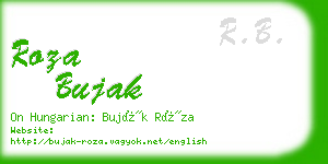 roza bujak business card